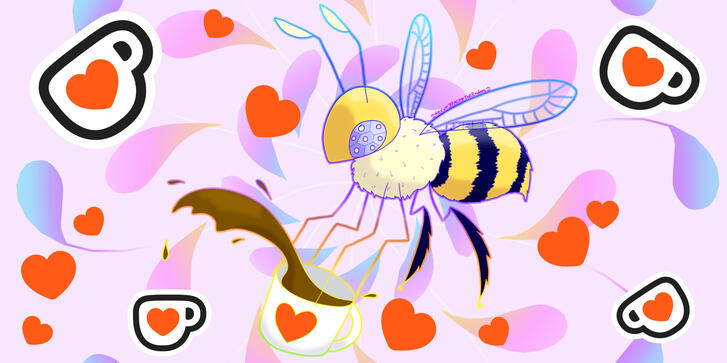 Beeatriz Ko-fi Mascot