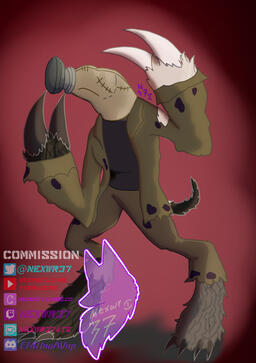 Anthropomorphic Clothed Mole